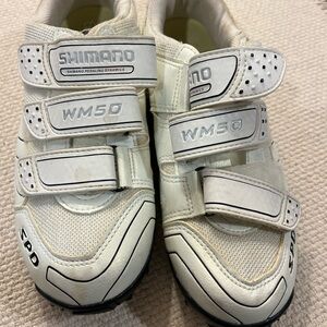 Shimano Cycling Sneakers - White and Black